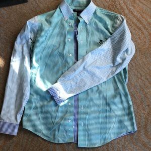 Brooks Brothers size L boys tri-color oxford shirt